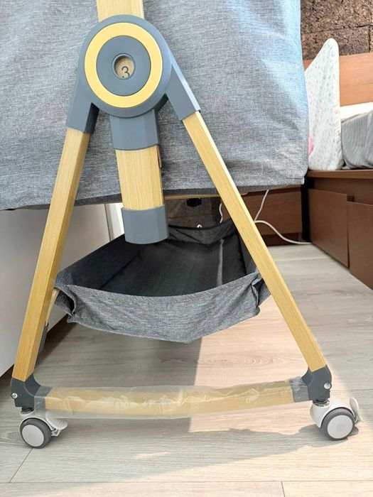 Patut pliabil bebe Elindo® 3 în 1 – Leagăn, Co-Sleeping, 6 înălțimi