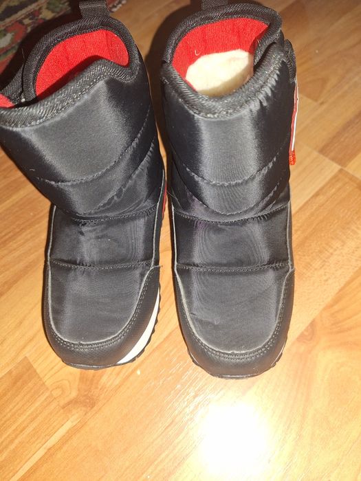 Детские теплые сапоги с мехом