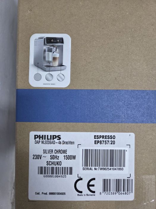 Aparat de cafea PHILIPS SERIA 8000 sigilat