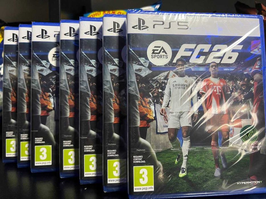 PES 2026 и FIFA 2026 для sony Ps3/Ps4/Ps5 запись
