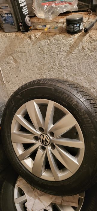 Джанти с зимни гуми 16цола 5×112 57.1 ET 45