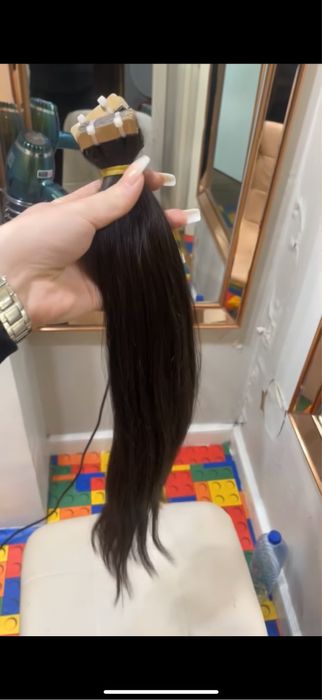 Екстеншъни от естествен косъм