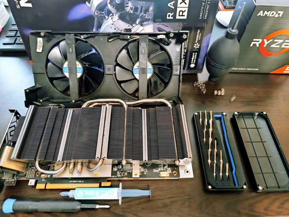 RX 580 8GB Sapphire Nitro+ DDR5 256bit 3м. Гаранция, след профилактика