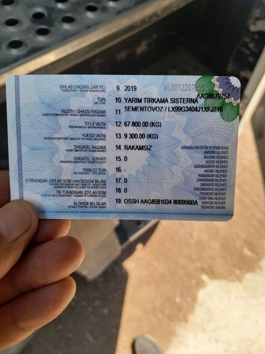 Sementavoz ishga tayor