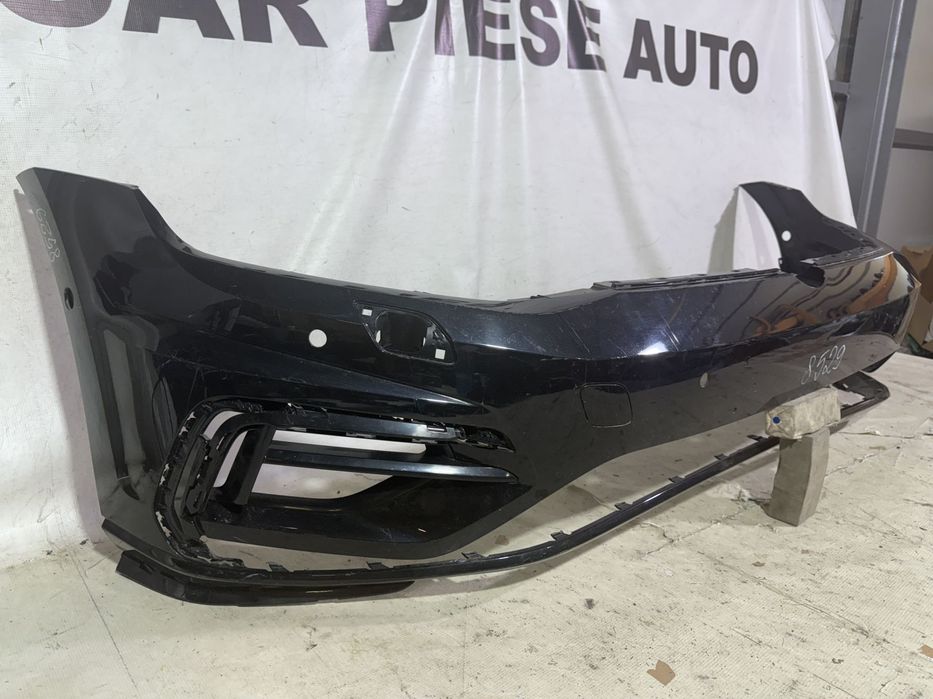 Bara fata VW Golf 7 VII, facelift, R-Line, 2017, 2018, 2019, 2020, cod origine OE 5G0807221LR, cu gauri pentru spalatori faruri si senzori de parcare (6).