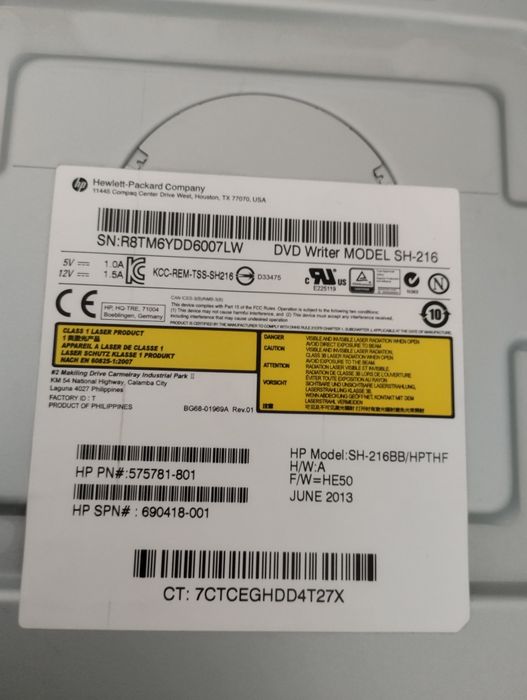 Дисковод DVD ROM