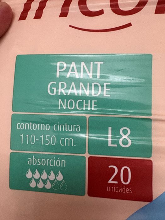 Pampers tip chilot adult
