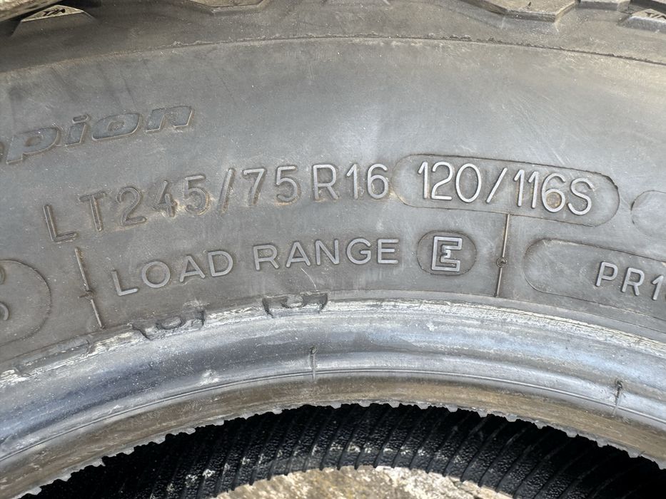 Cauc BF Goodrich All terrain 245/75R16 noi dot 2016 cu jante Sprinter
