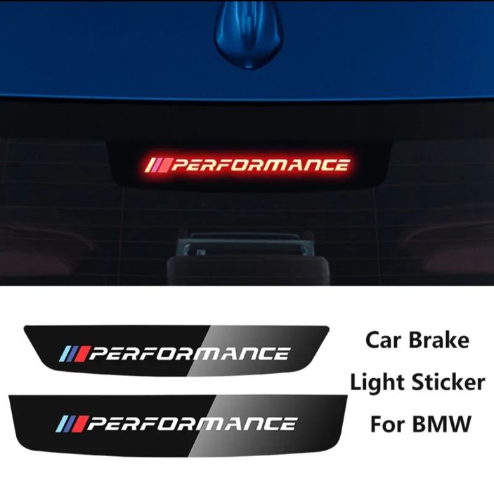 Стикер със светлоотразителна лента  bmw performance