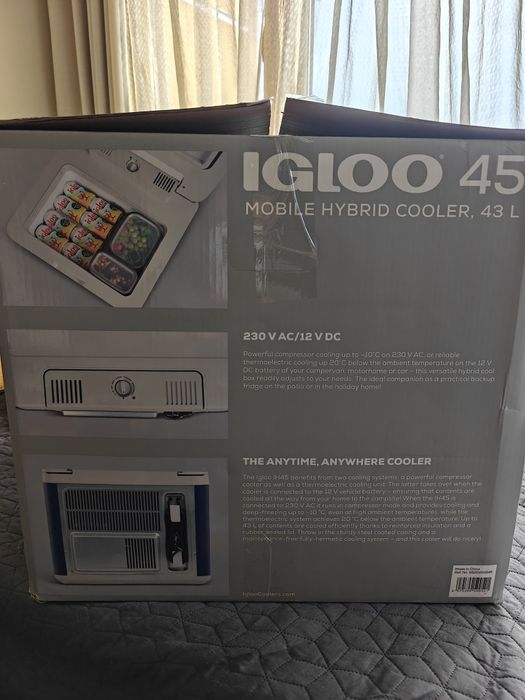 Igloo IH45 12/230V, 43 Л Гаранция Хладилна кутия с Компресор, Преносим Хладилник