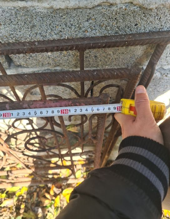 Gard cimitir grilaj pentru loc de veci 3m pe 3m