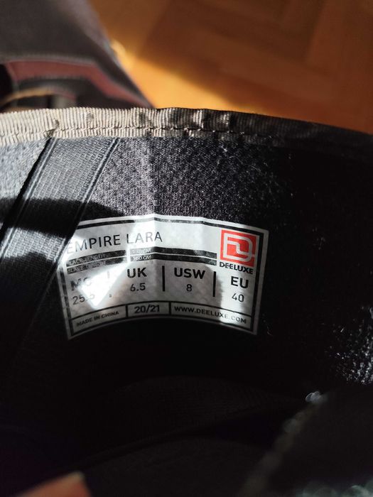 Сноуборд обувки Deeluxe Empire Lara 25.5 cm, 40 номер, flex 6/10