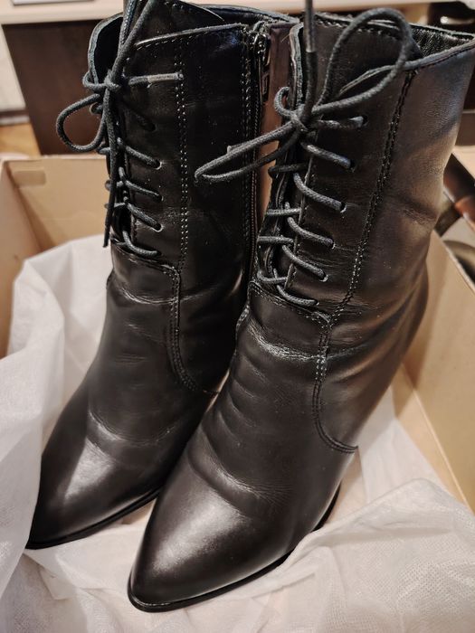 Нови дамски боти естествена кожа Martini