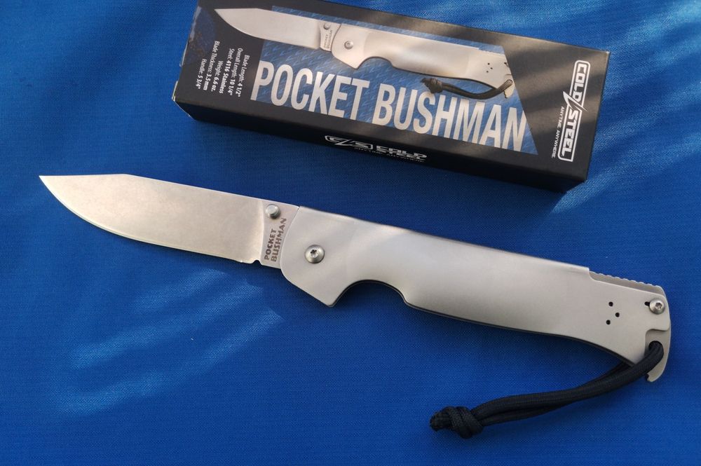 НОВА ЦЕНА Сгъваем нож Cold Steel Pocket Bushman