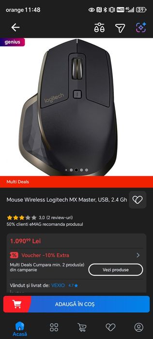 Mouse Logitech MX Master