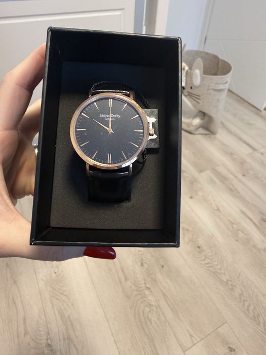 Ceas barbati James Derby rose gold