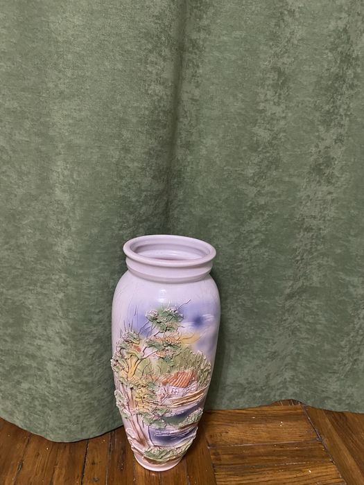 Ваза под цветы глинянная