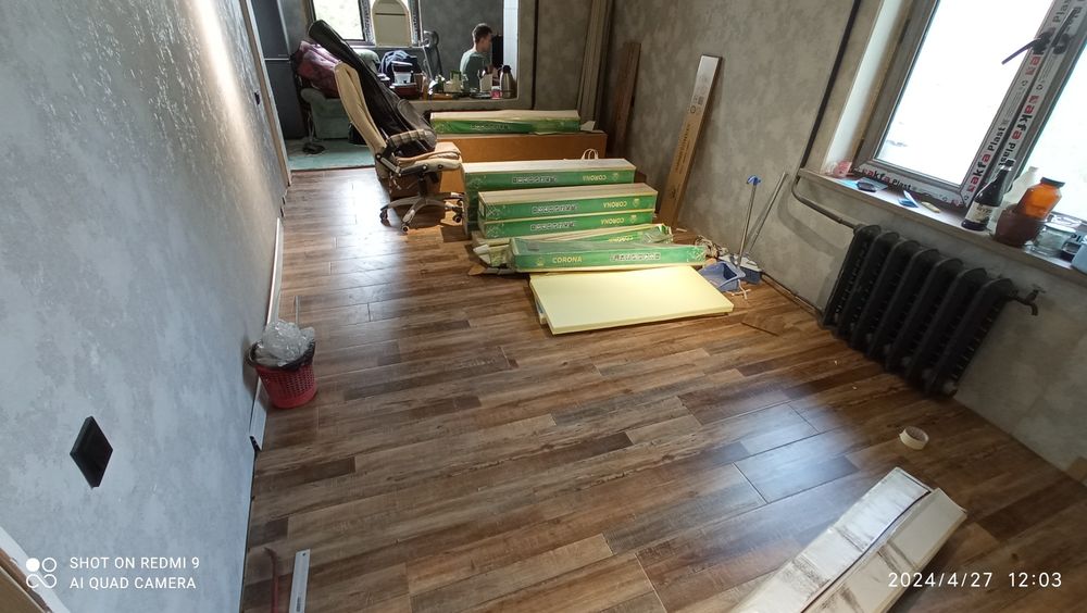 Укладка ламината и таркета . Мастер.