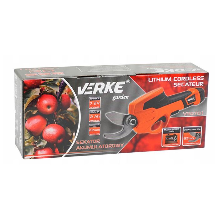 Foarfeca de gradina electrica cu acumulator pentru curatarea