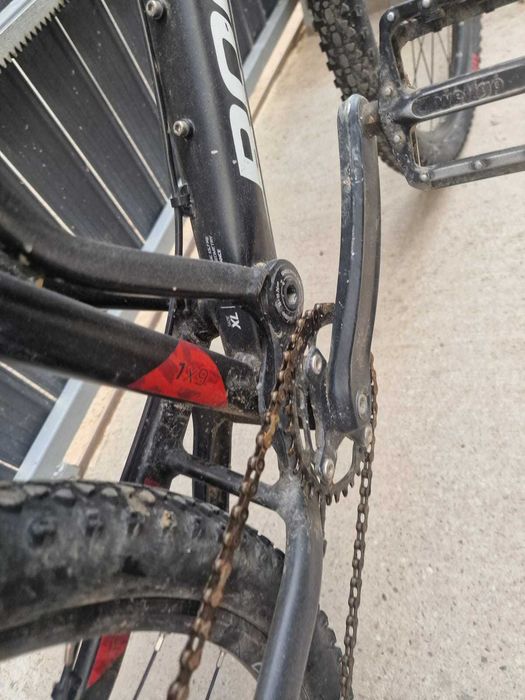 Bicicleta cu suspensie fata spate cadru XL roti 275 Rokrider