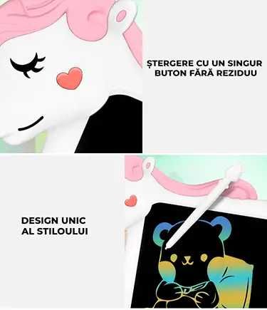 Tabletă de desen educativă copii tip scriere + presiune reutilizabi