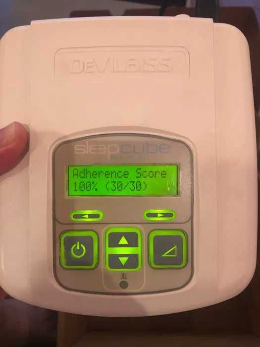Aparat medical respirat apnee în somn Complet SLEEP CUBE fabricat în America , cutie, cărticele