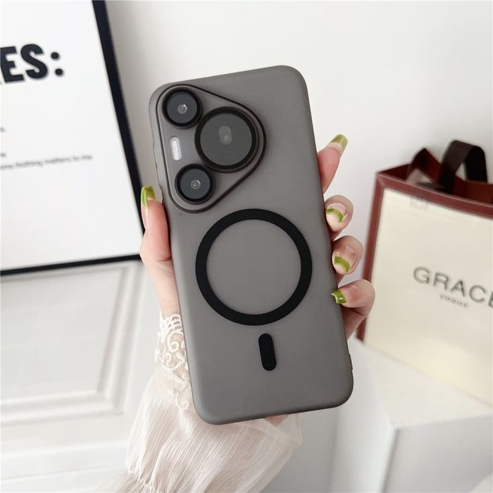 Huawei pura 80ultra,80pro ултратънък MagSafe кейс с протектор камера