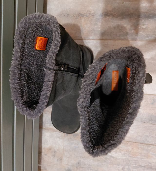 Rocket Dog - Дамски ботуши Slope, С цип, Велур, Сиви, номер 39