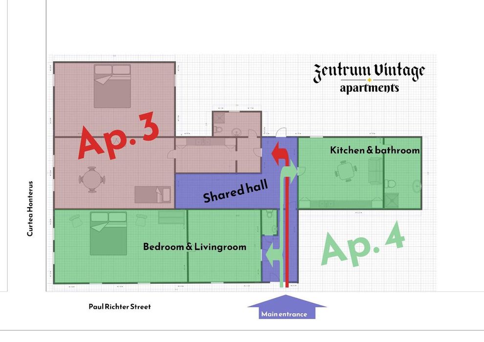 Duplex ultracentral, langa Biserica Neagra