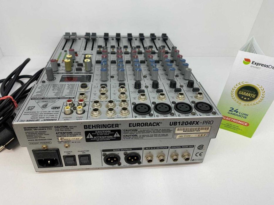 Mixer Behringer UB1204FX-PRO (AG50 Galata B8999.2) Garantie 2 ani