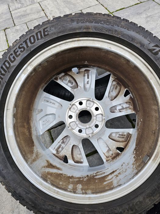Jante originale VW r17  Belmont cu cauciucuri de iarna