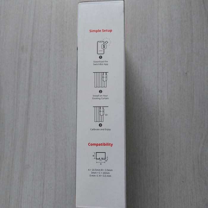 SwitchBot Curtain 3 (U-Rail) – Смарт мотор за автоматизация на завеси,
