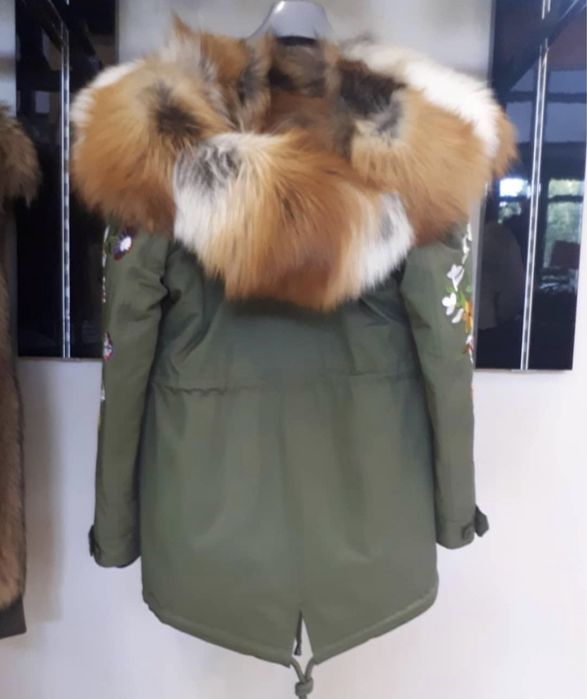 Парка из натурального меха