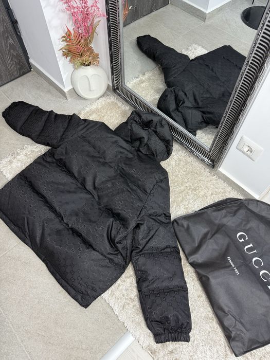 Geaca de iarna Gucci cu puf natural colectie noua