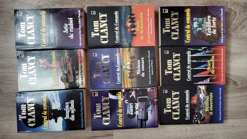 Tom CLancy - seria Centrul de comanda (9 vol.) + bonu