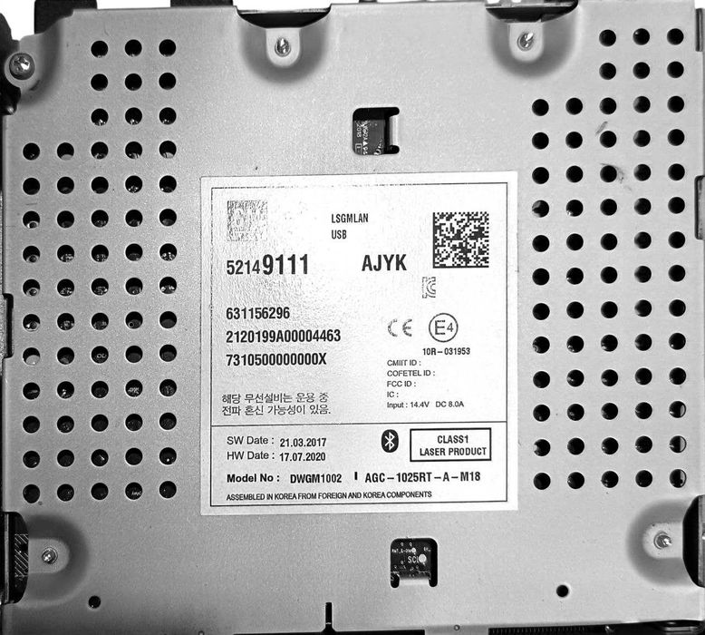 magnitola sotiladi Chevrolet zavod