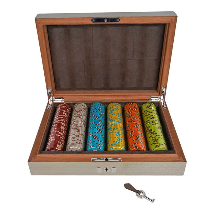 Cipuri chips poker Hermes Elements 300 jetoane LUX schimb auto diverse