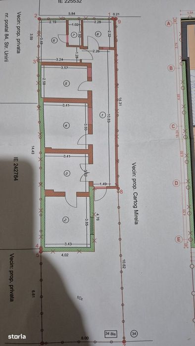 Faleza  Nord casa 4 cam lângă mare
