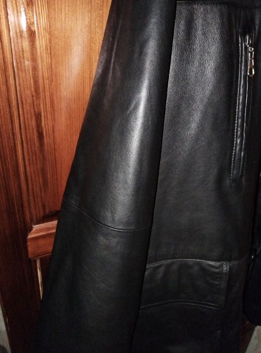 DANIEL HECHTER PARIS Оригинал Ново Мъжко Зимно Яке от Естествена Кожа