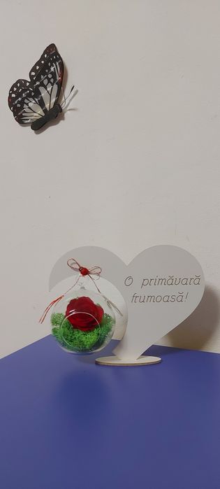 Inimioare cu trandafiri criogenati