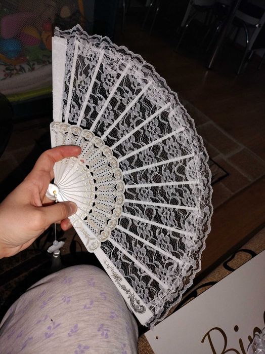 Evantai mireasa pentru poze