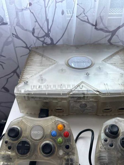 Consola Microsoft XBOX model Trasparent Classic
