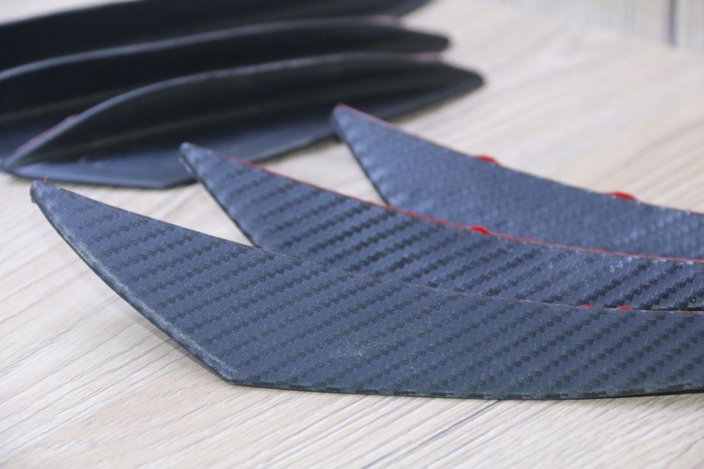 Жабра (плавники, элероны) на бампер 6 шт