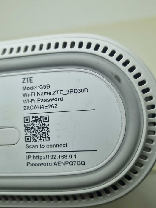 Рутер ZTE G5B 5G / Yettel