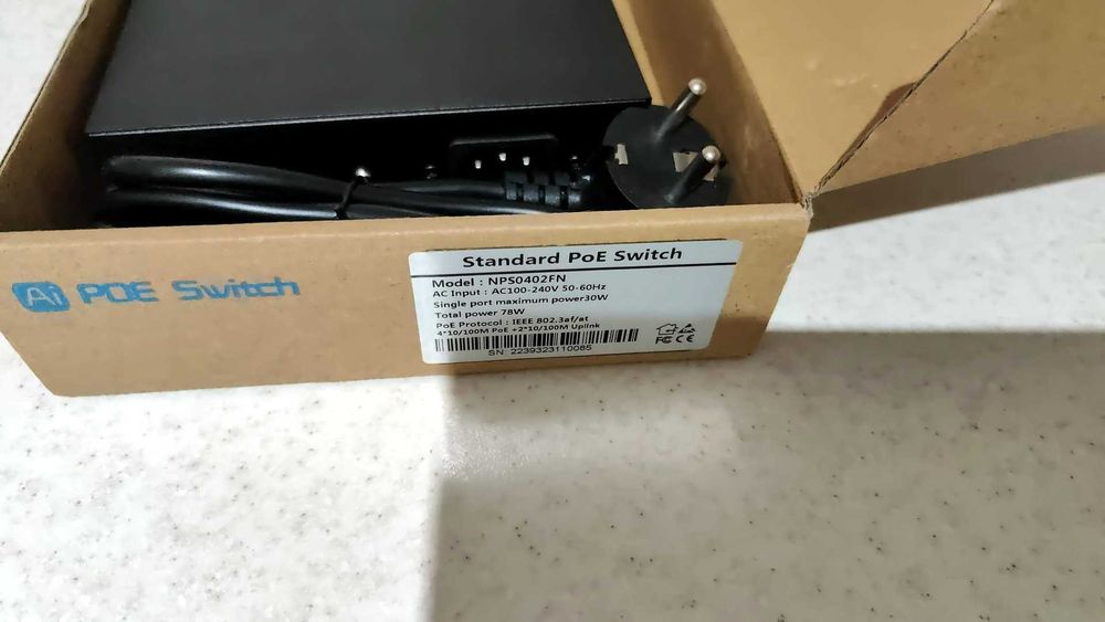 Switch POE BestNPS, 6 porturi, 4 POE, 78W