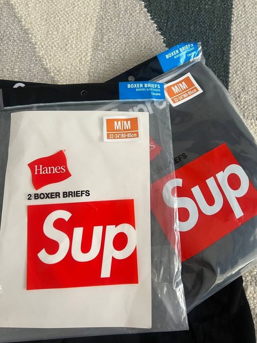 Boxeri bărbați Supreme, all black, model clasic fără print, M, noi, nepurtați, în ambalaj