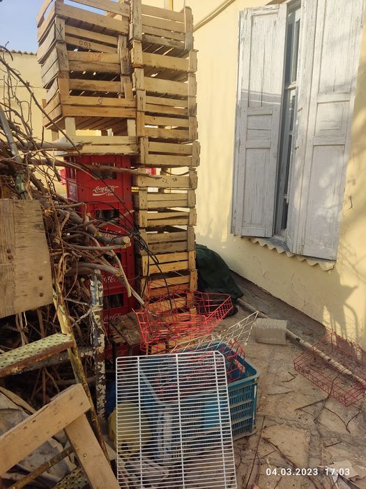 Ящики пластмассовые и деревянные