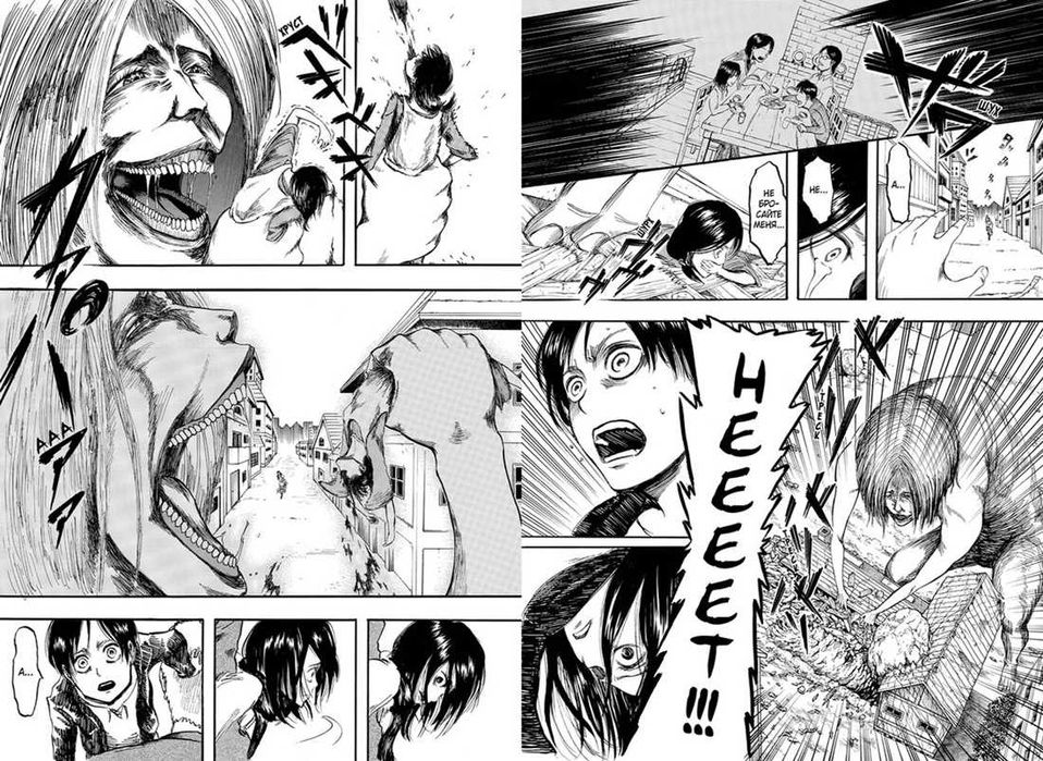 Манга Атака Титанов 1 Том