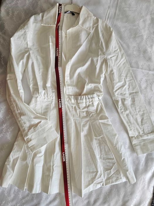 Бяла рокля Zara xs-s (34 -36). Нова