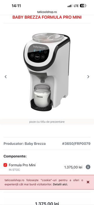Babybrezza pro mini
